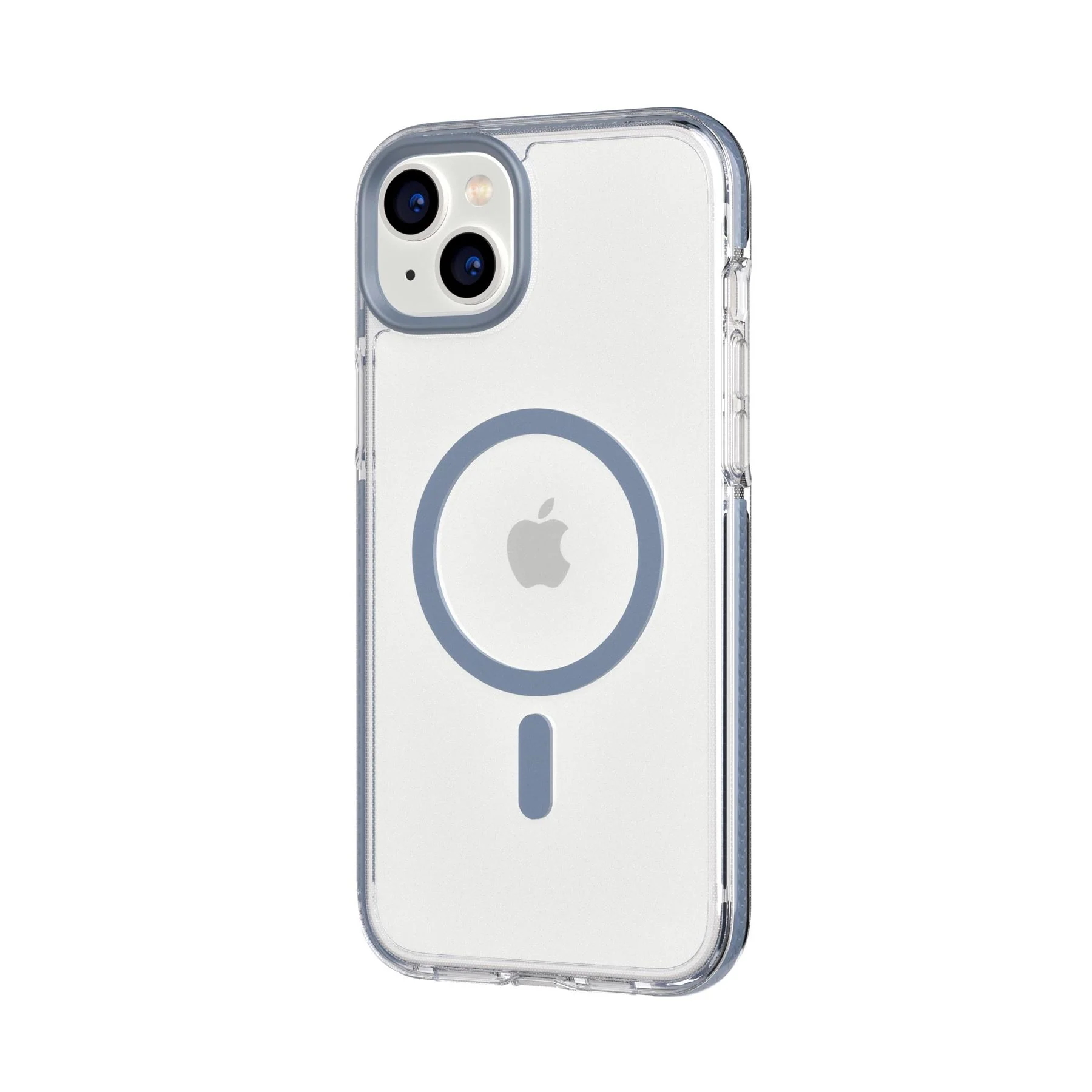 EvoCrystal - Apple iPhone 14 Plus Case MagSafe Compatible - Steel Blue - Image 5