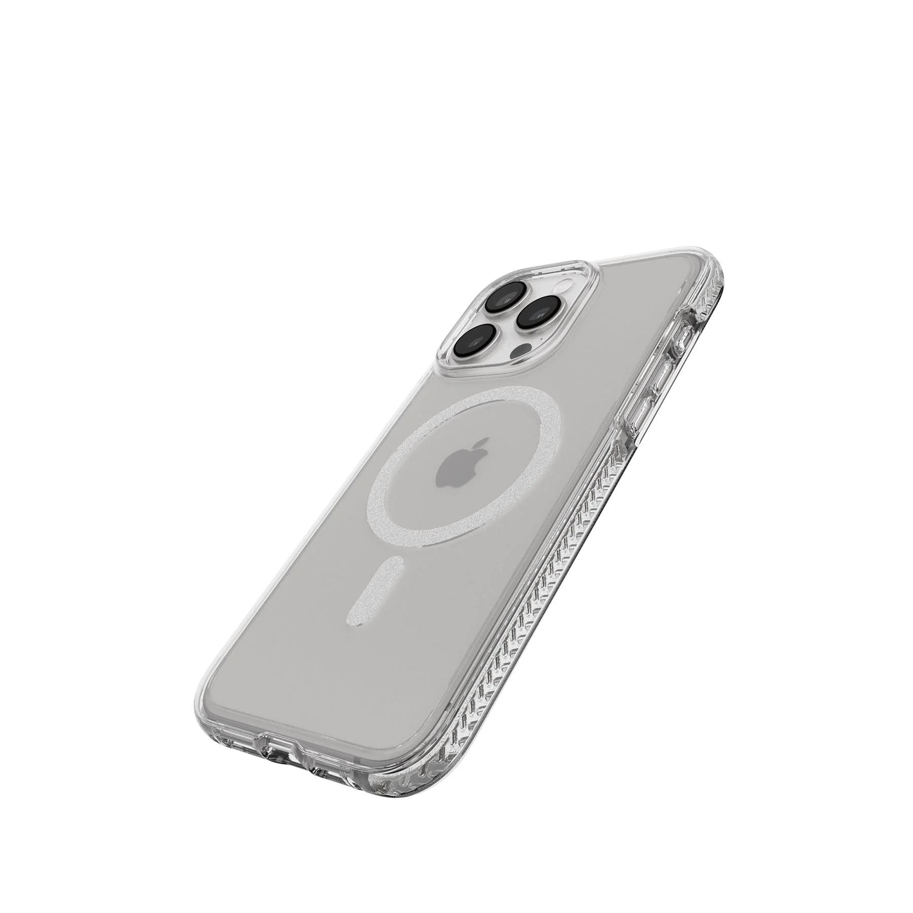 EvoCrystal - Apple iPhone 15 Pro Max Case MagSafe Compatible - White Titanium - Image 3