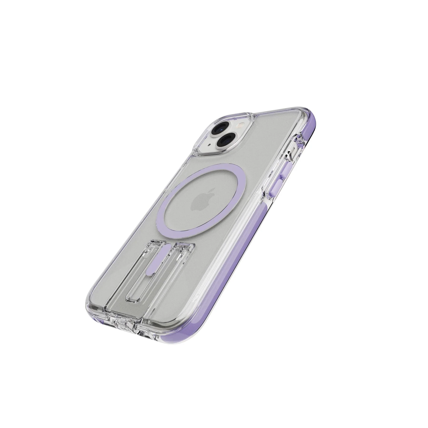 EvoCrystal Kick MagSafe - Apple iPhone 17e/16e/15/14/13 Case - Clear/Lilac - Image 5