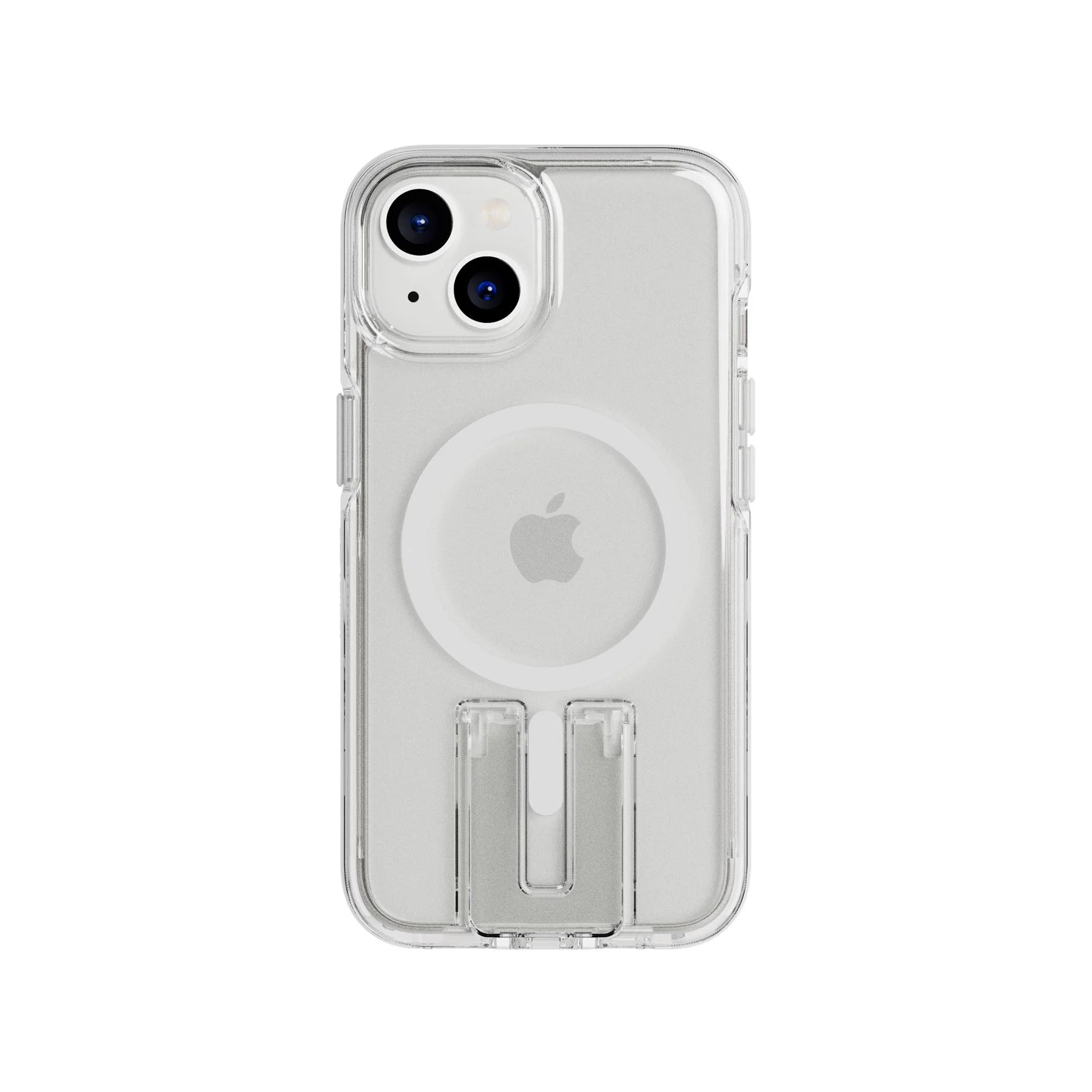 EvoCrystal Kick MagSafe - Apple iPhone 17e/16e/15/14/13 Case - Clear/White