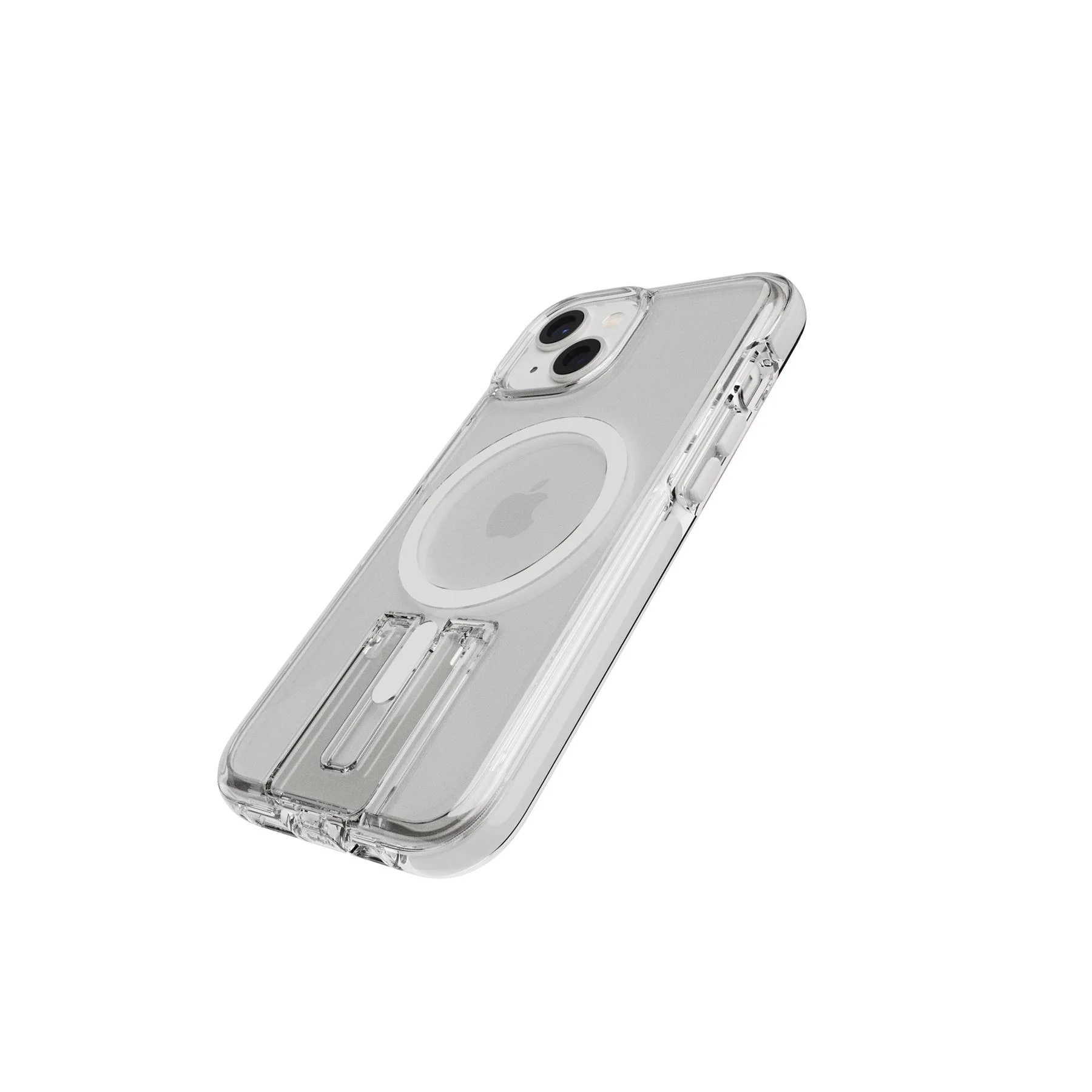 EvoCrystal Kick MagSafe - Apple iPhone 17e/16e/15/14/13 Case - Clear/White - Image 5