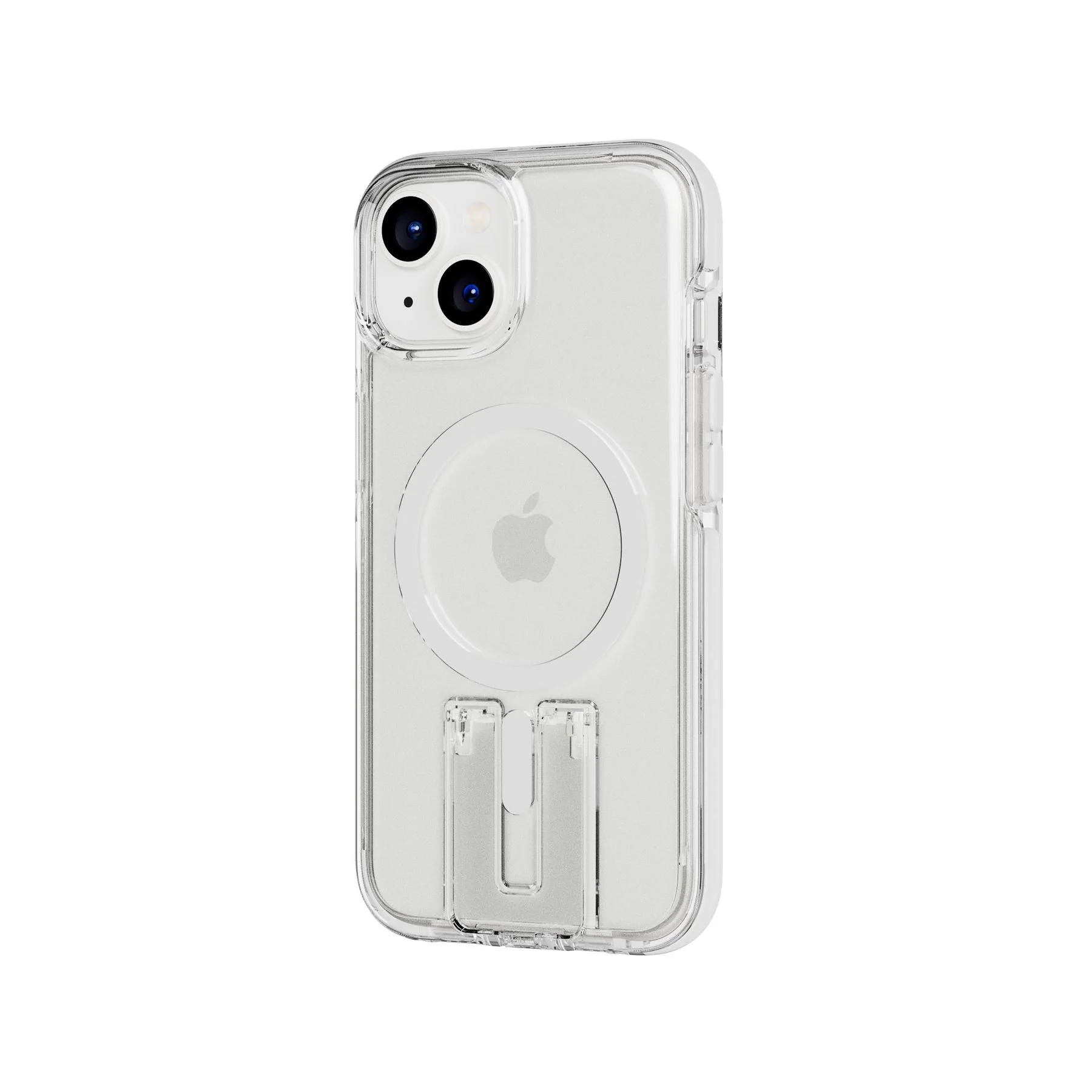 EvoCrystal Kick MagSafe - Apple iPhone 17e/16e/15/14/13 Case - Clear/White - Image 7