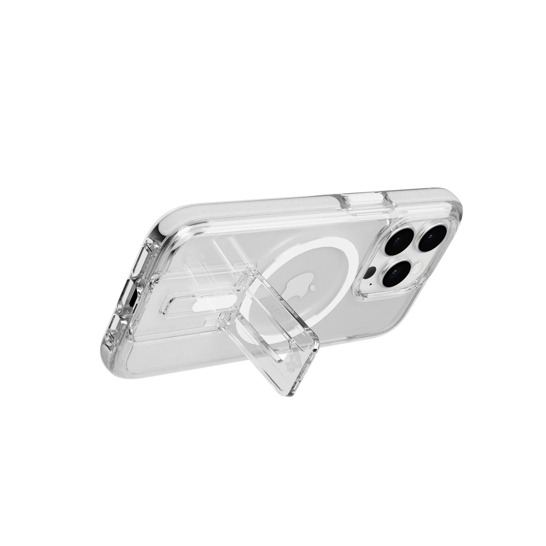 EvoCrystal Kick - Apple iPhone 15 Pro Case MagSafe Compatible - White - Image 7