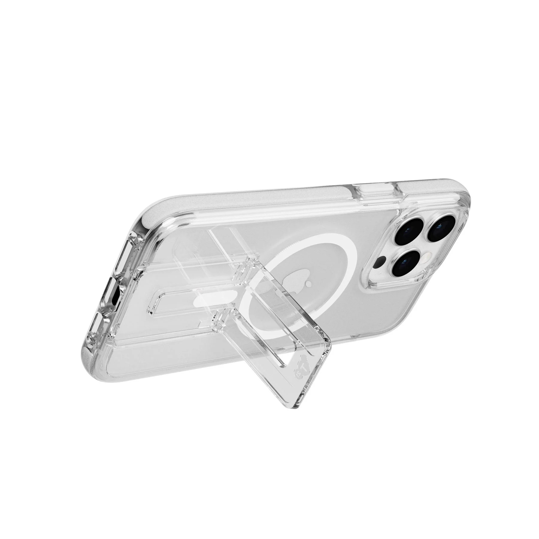 EvoCrystal Kick - Apple iPhone 15 Pro Max Case MagSafe Compatible - White - Image 7
