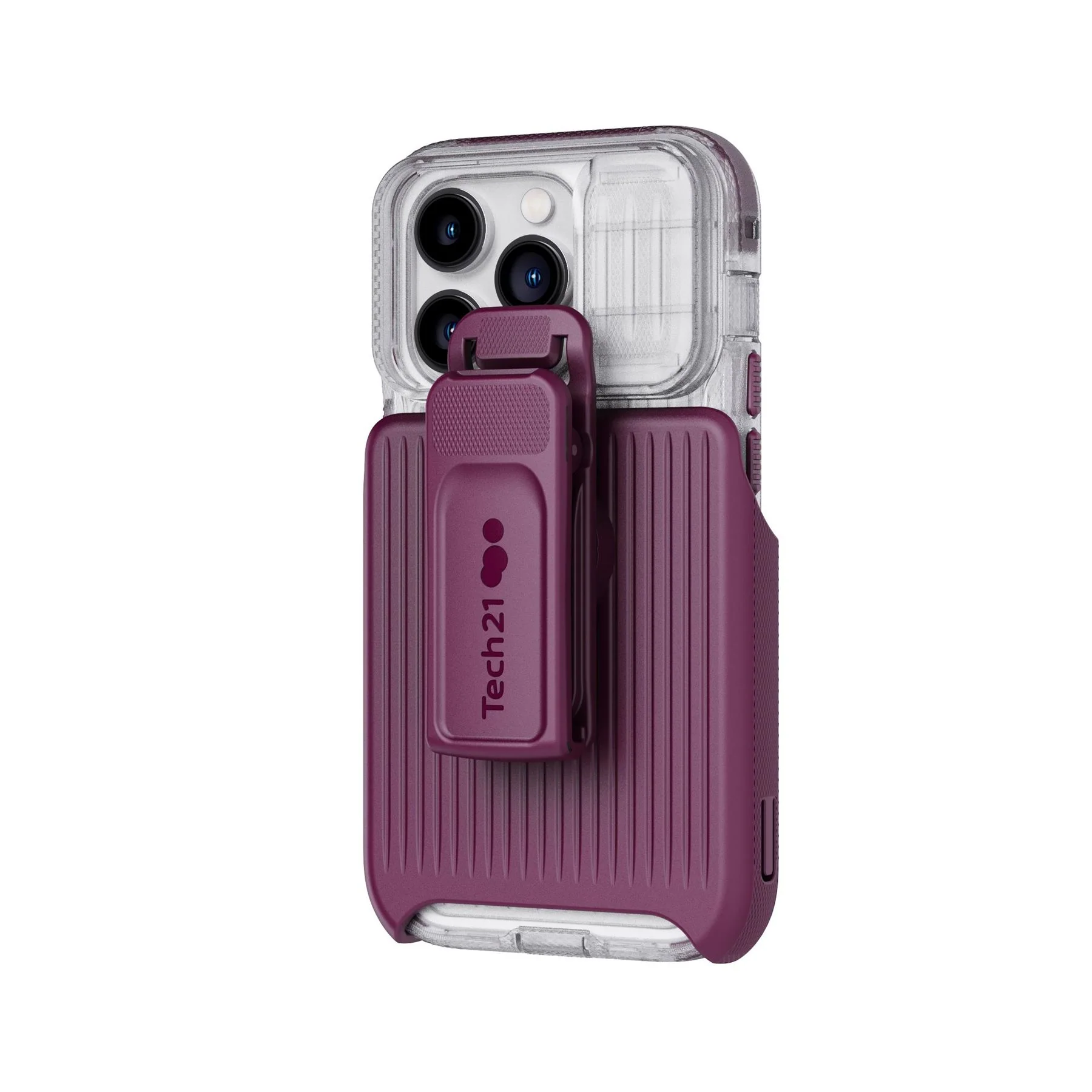 EvoMax - Apple iPhone 14 Pro Case MagSafe Compatible - Frosted Purple - Image 5
