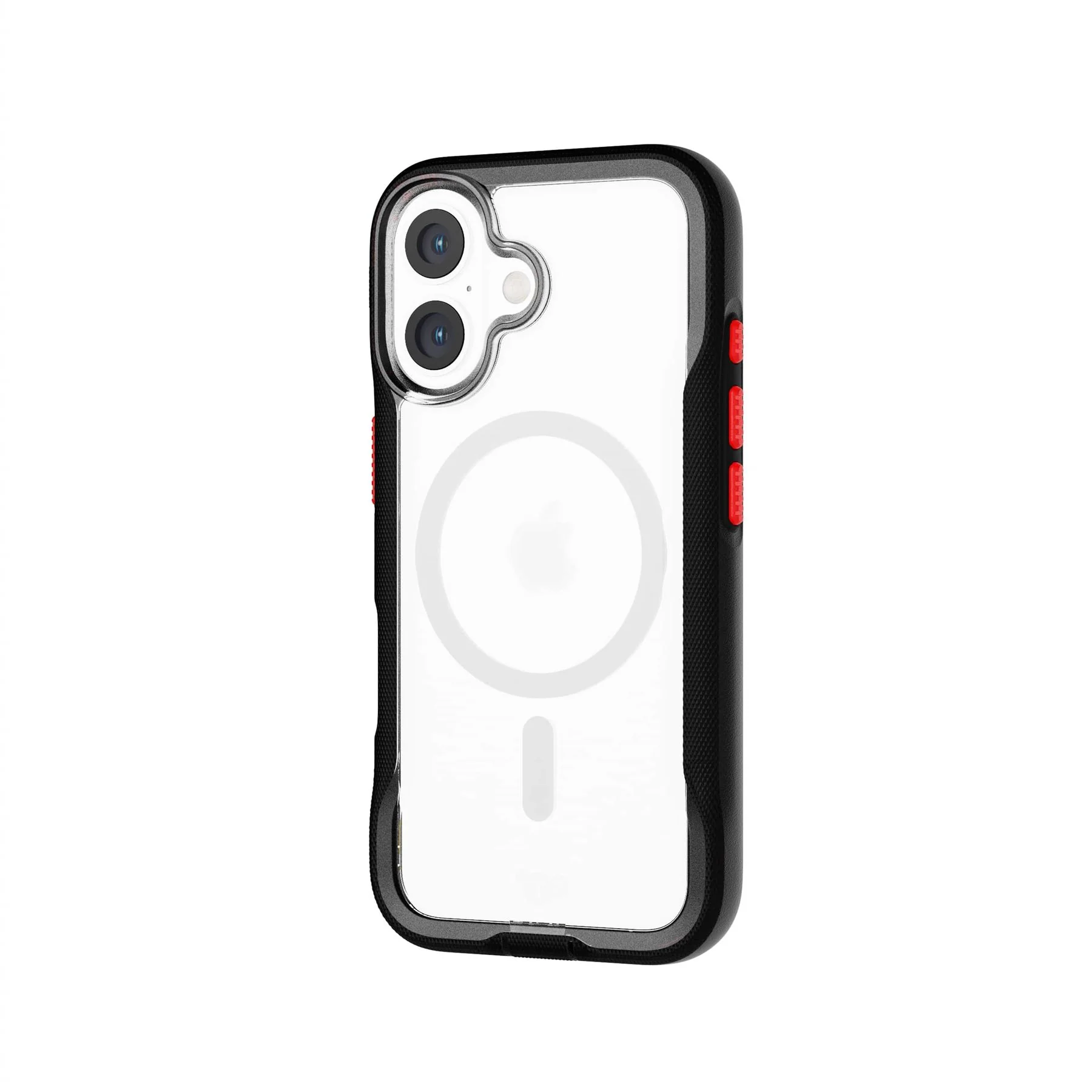 EvoPro - Apple iPhone 16 Case MagSafe Compatible - Clear/Black - Image 5
