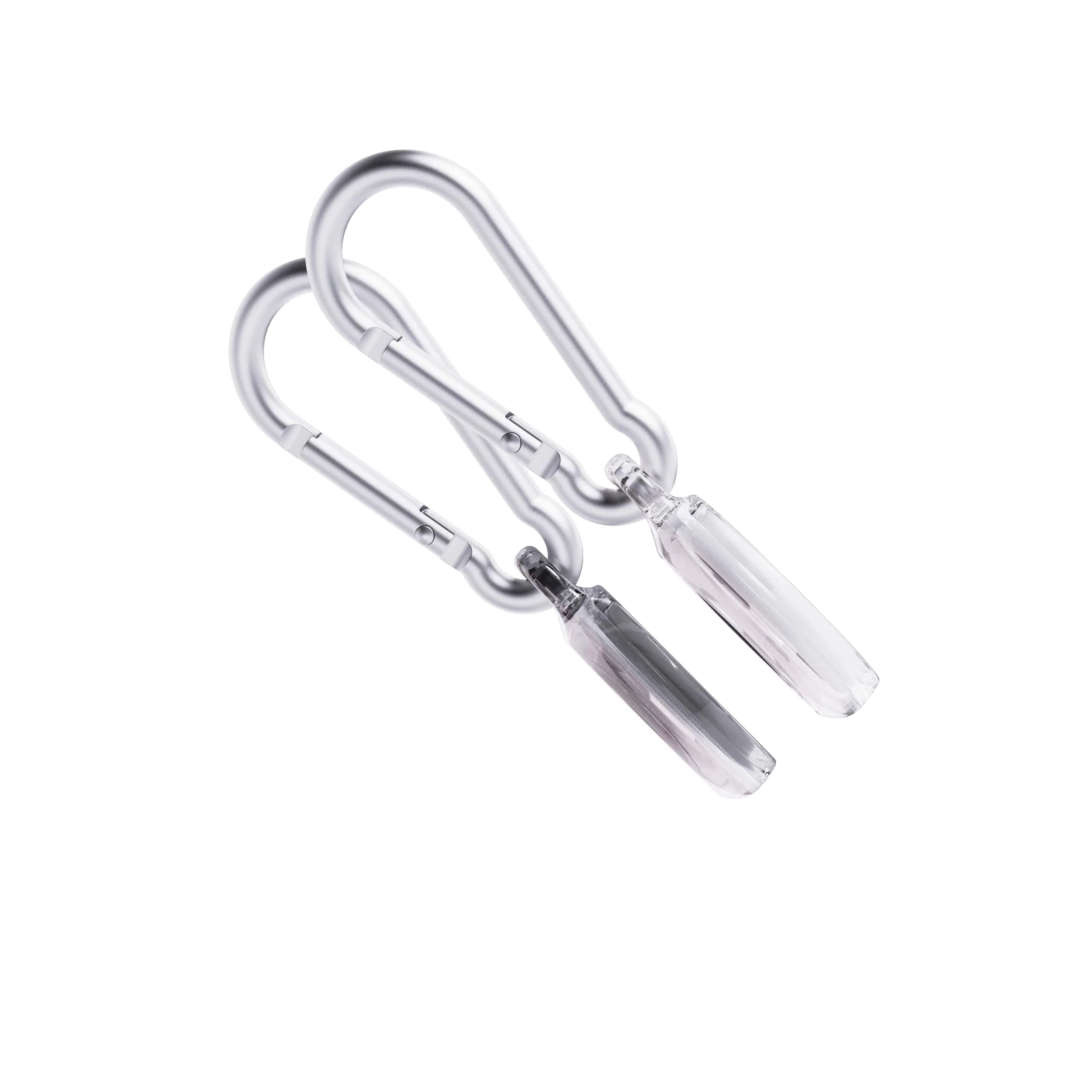 EvoPop - Apple AirTag Case Bundle (x2) - Space Grey & Clear - Image 4