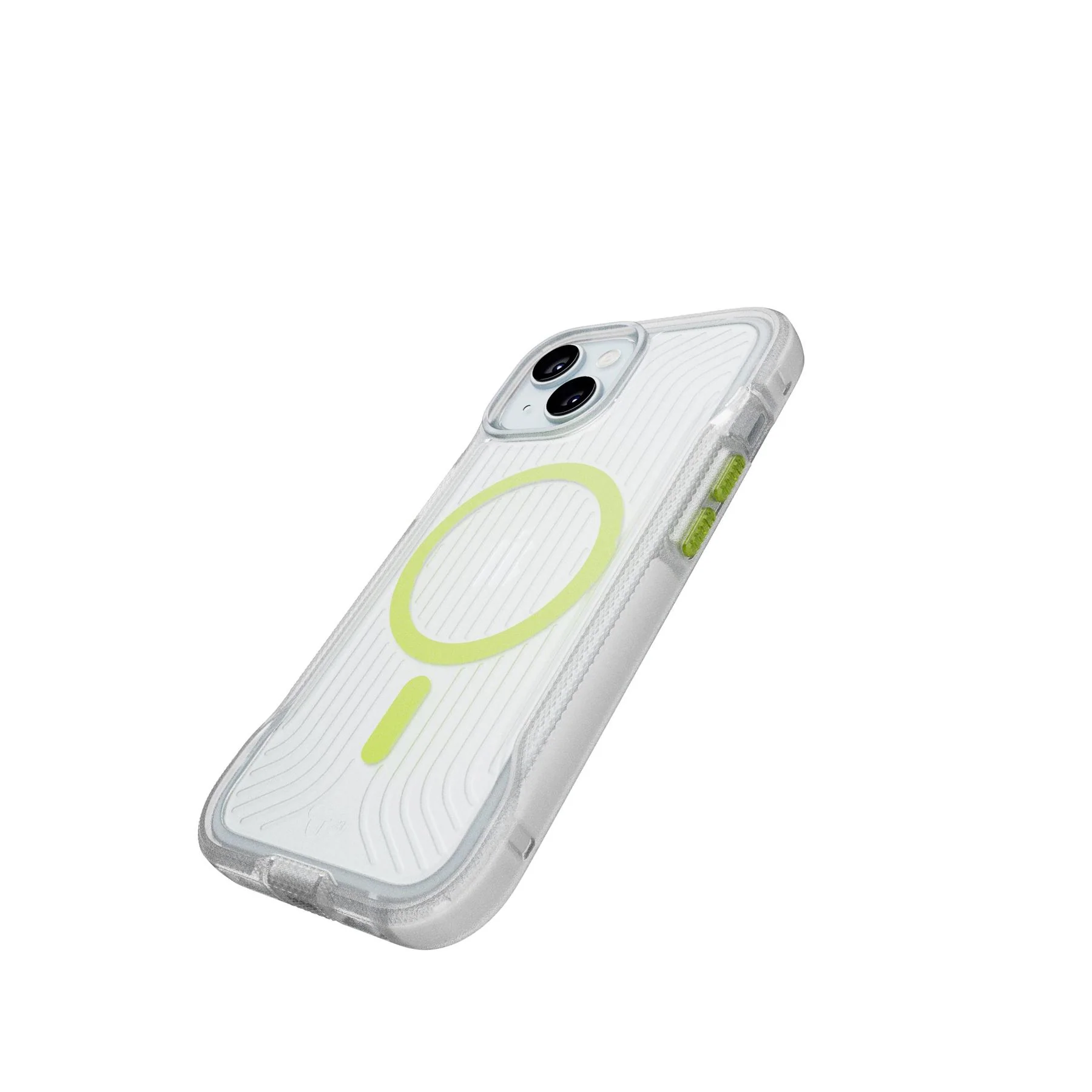 FlexPro MagSafe - Apple iPhone 17e/16e/15/14/13 Case - Clear/Neon (Glow-in-the-Dark) - Image 4