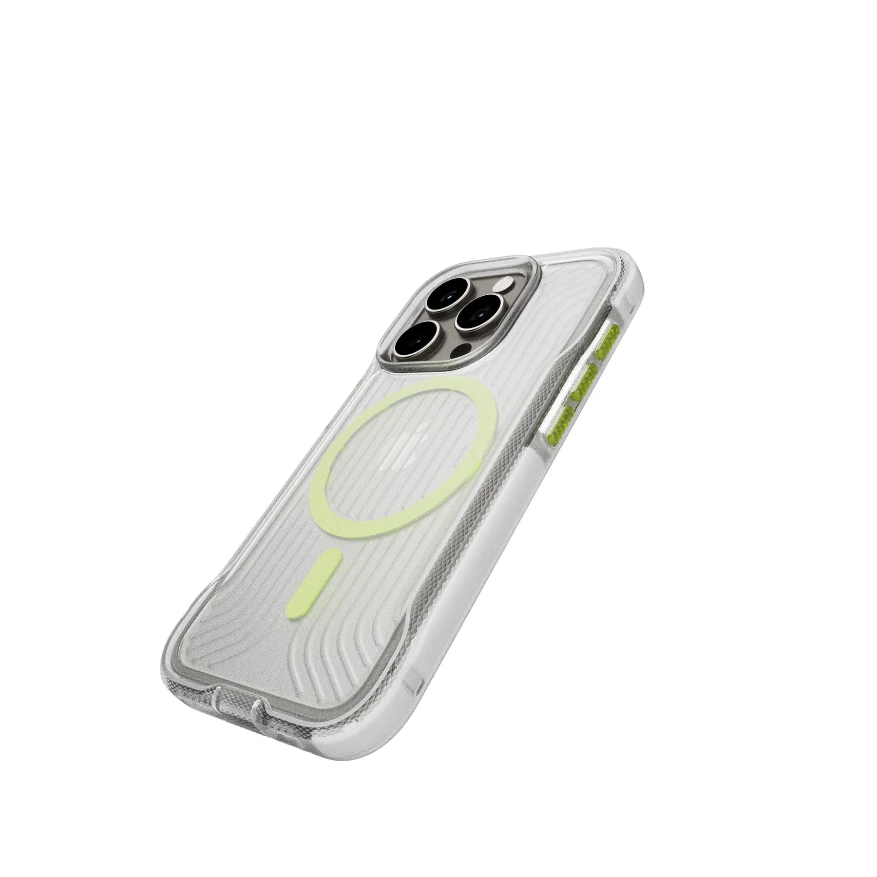 FlexPro - Apple iPhone 15 Pro Case MagSafe Compatible - Clear Glow in the Dark - Image 4