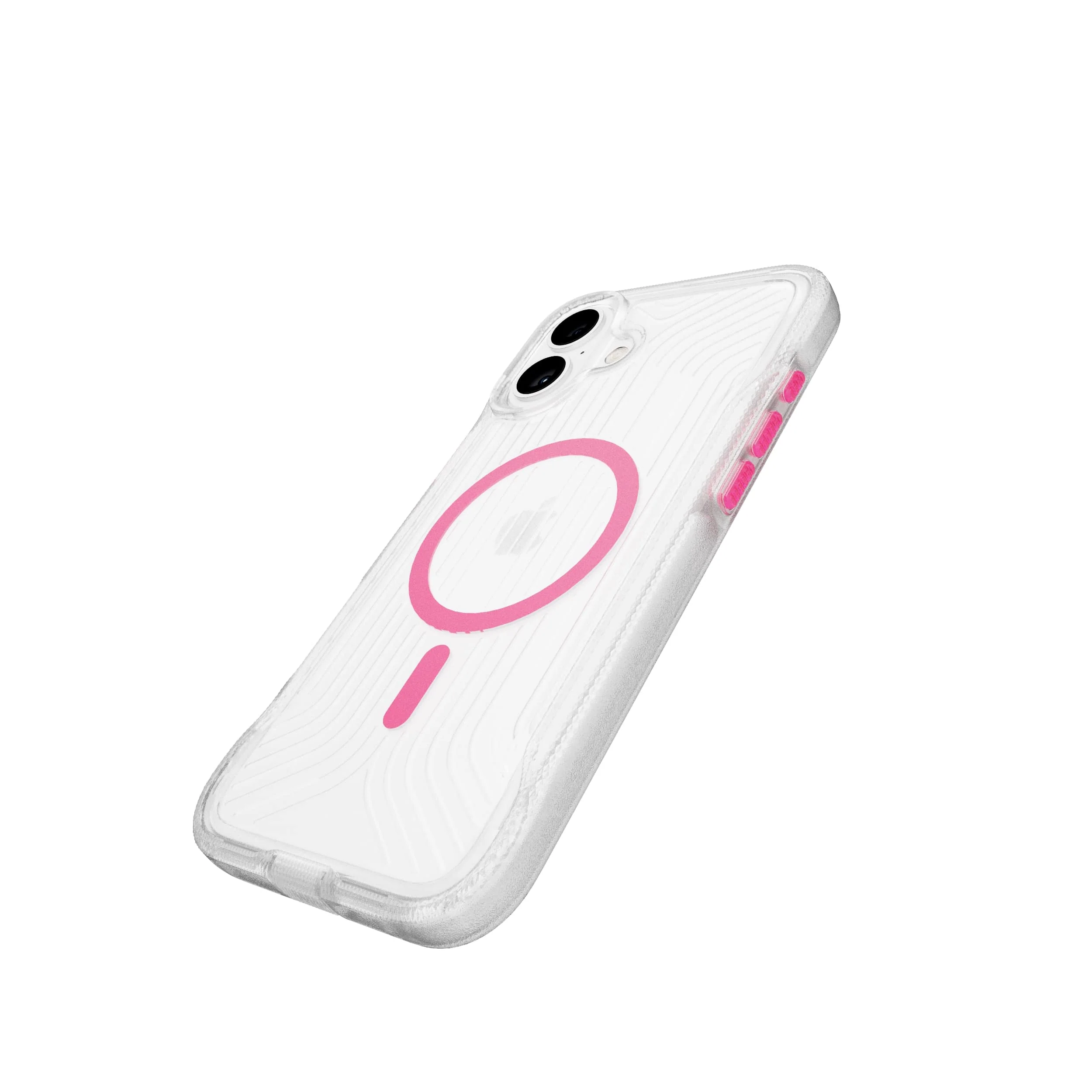 FlexPro - Apple iPhone 16 Plus Case MagSafe Compatible - Neon Pink/Orange Glow in the Dark - Image 3