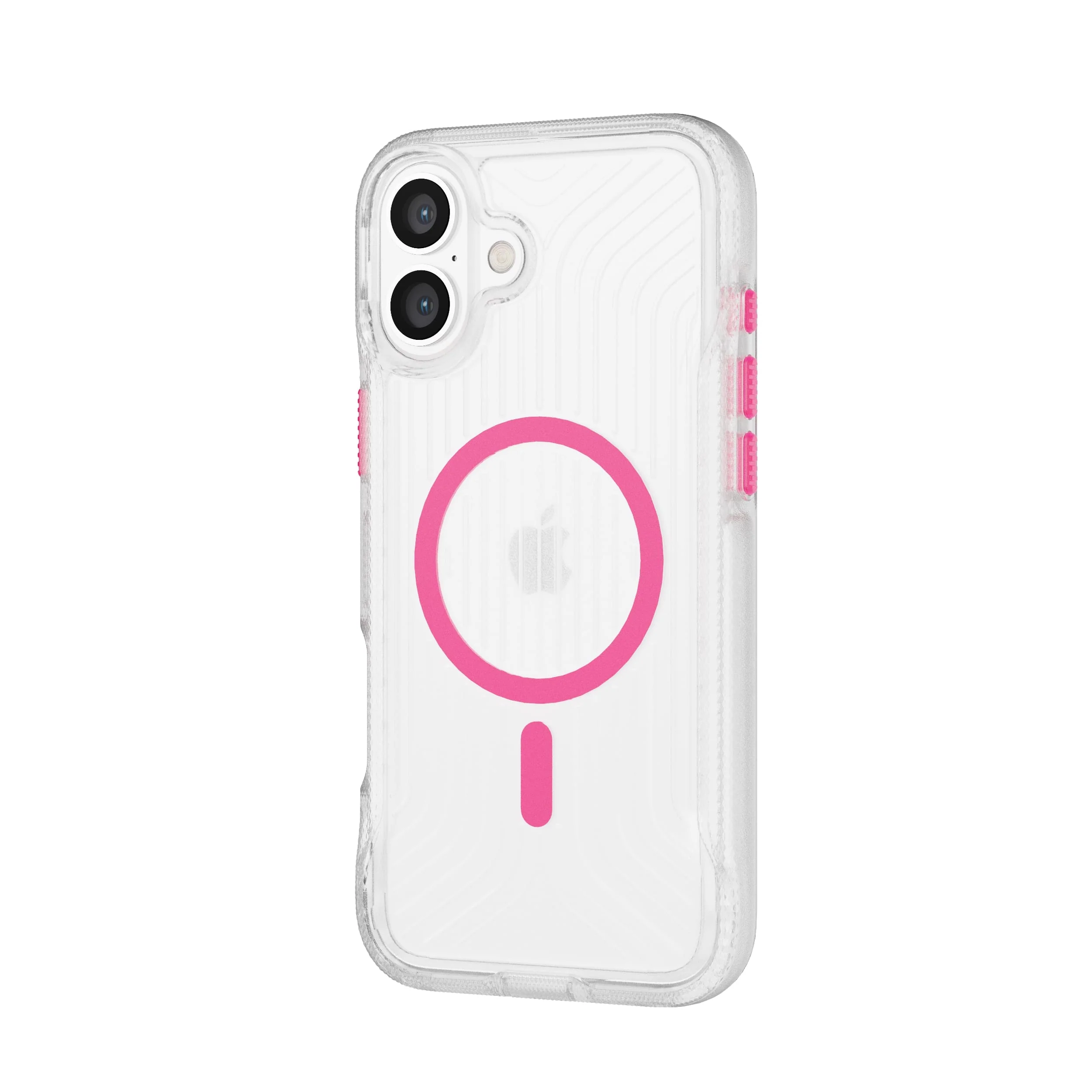 FlexPro - Apple iPhone 16 Plus Case MagSafe Compatible - Neon Pink/Orange Glow in the Dark - Image 5