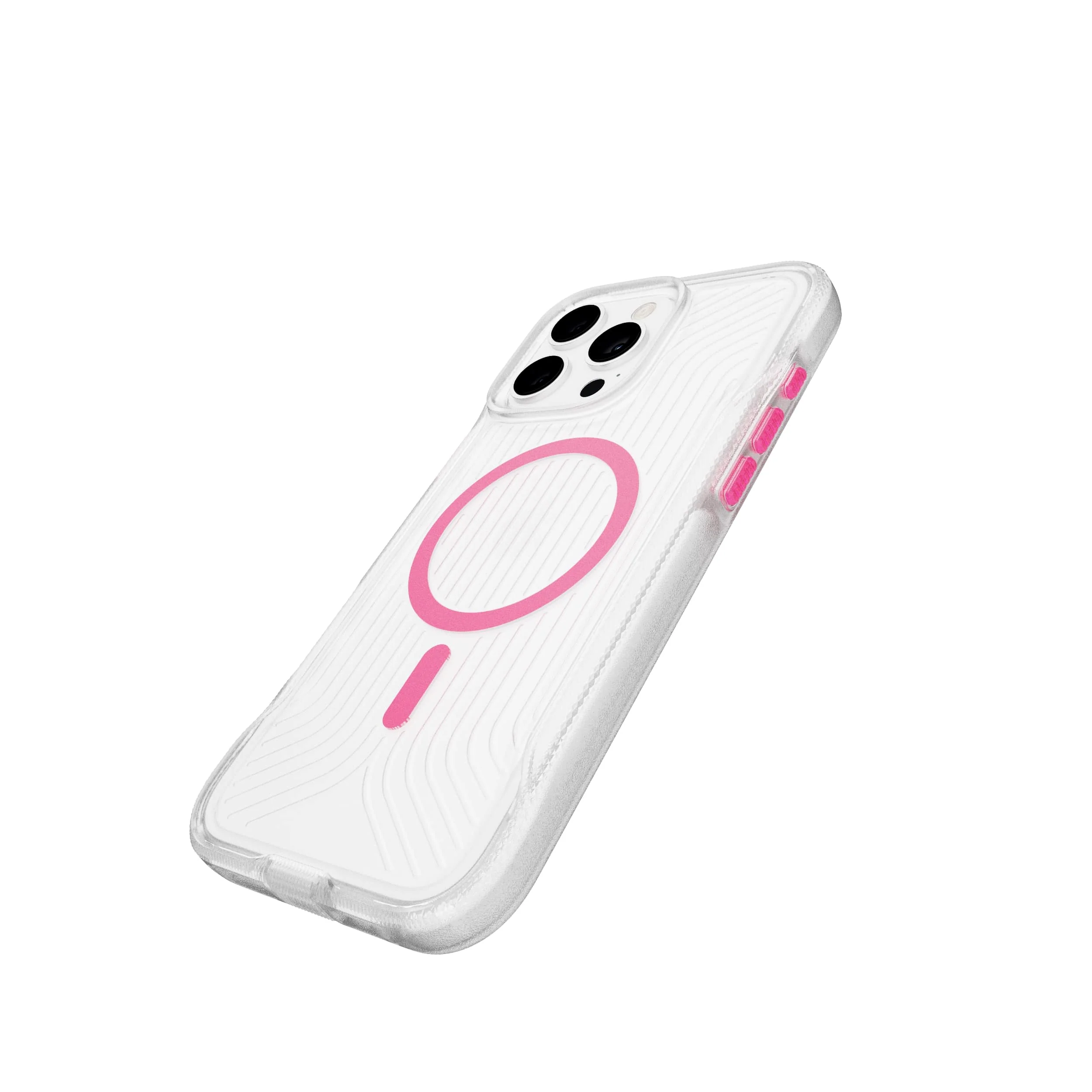 FlexPro - Apple iPhone 16 Pro Max Case MagSafe Compatible - Neon Pink/Orange Glow in the Dark - Image 3