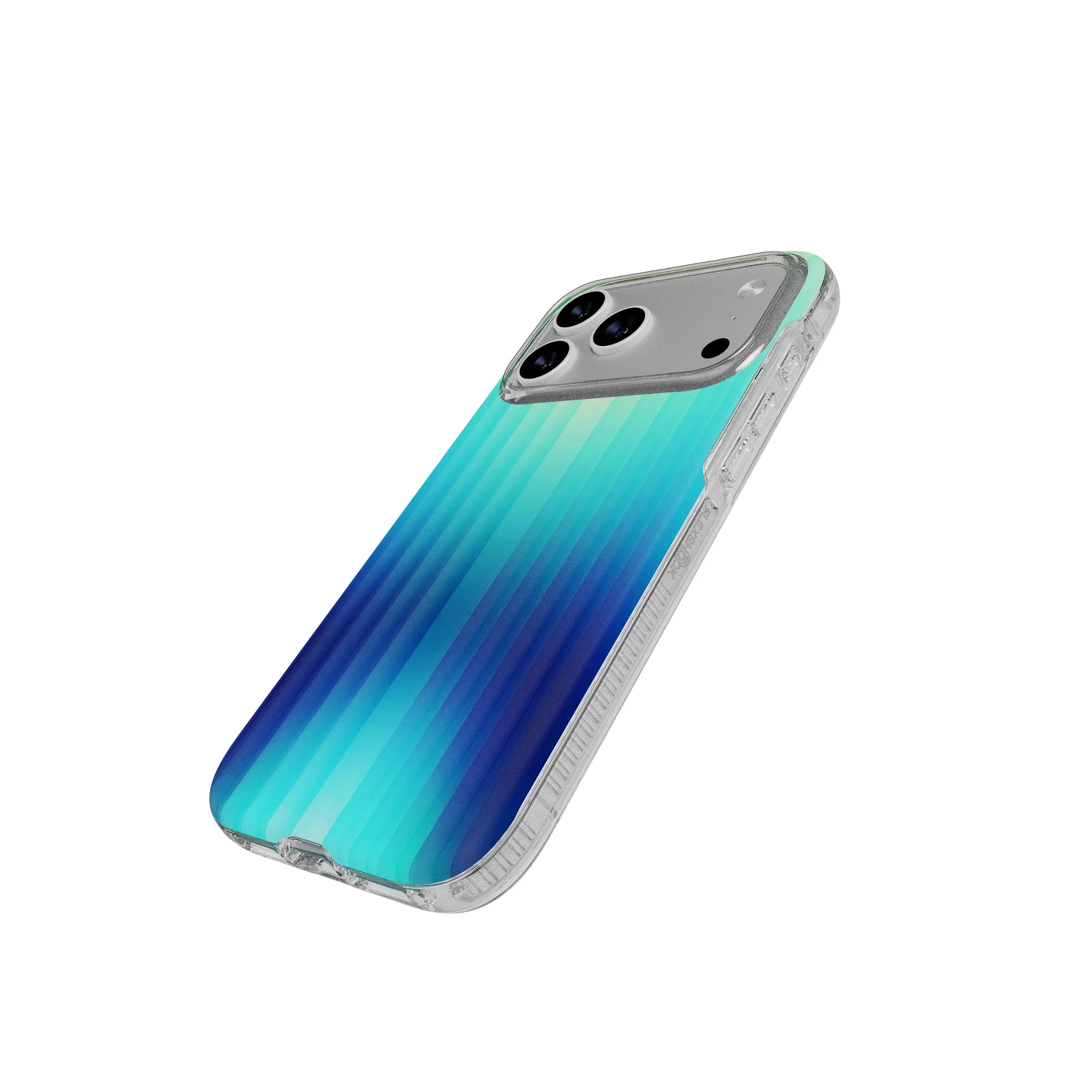 FlexQuartz MagSafe - Apple iPhone 17 Pro Max Case - Ombre Blue/Green - Image 3