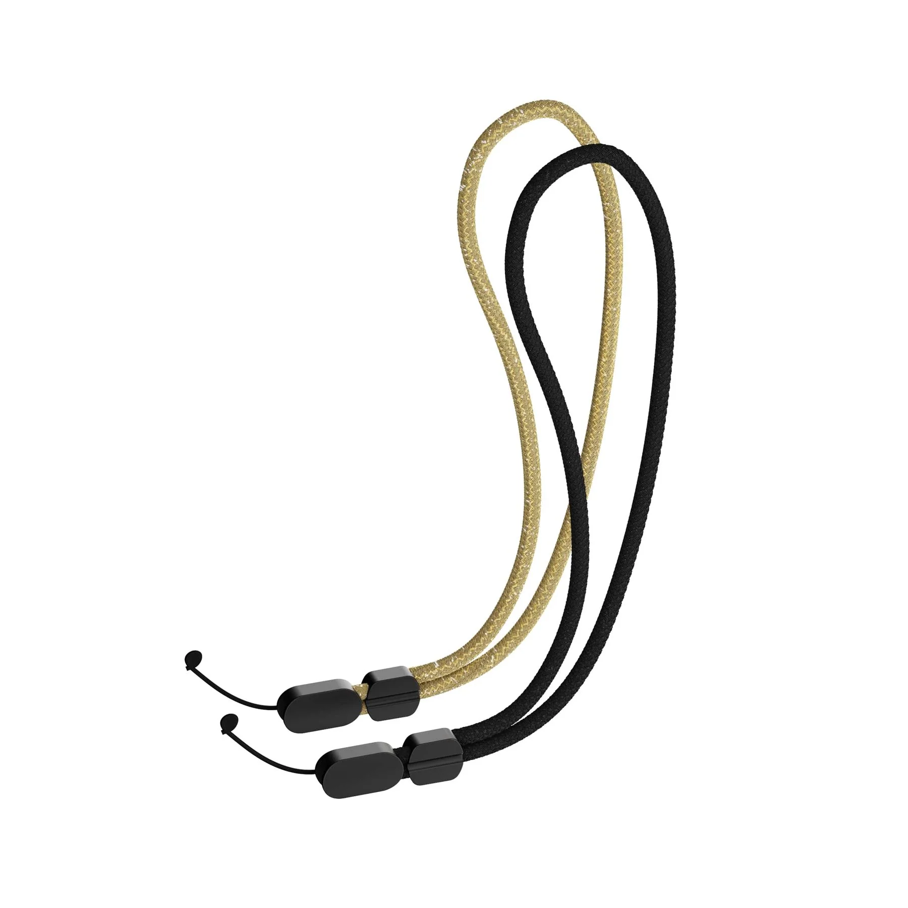 Wrist Lanyard Bundle (2-pack) - Universal Wrist Strap - Black & Gold - Image 2